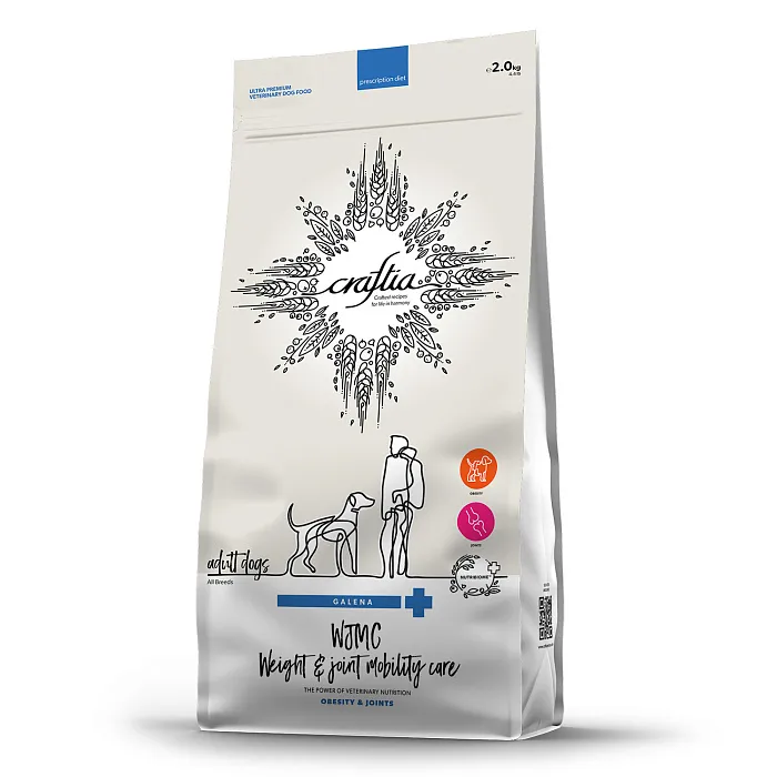 Ветеринарная диета CRAFTIA GALENA DOG WEIGHT&JOINT MOBILITY CARE  ВейтэндДжоинт мобилити для собак для снижения веса и поддерж. здоровья сустав 2 кг