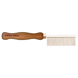 SHOW TECH Wooden Comb расческа для шерсти средней жесткости 18 см, с зубчиками 2,2 см, частота 1,5 мм SHOW TECH Wooden Comb расческа для шерсти средней жесткости 18 см, с зубчиками 2,2 см, частота 1,5 мм