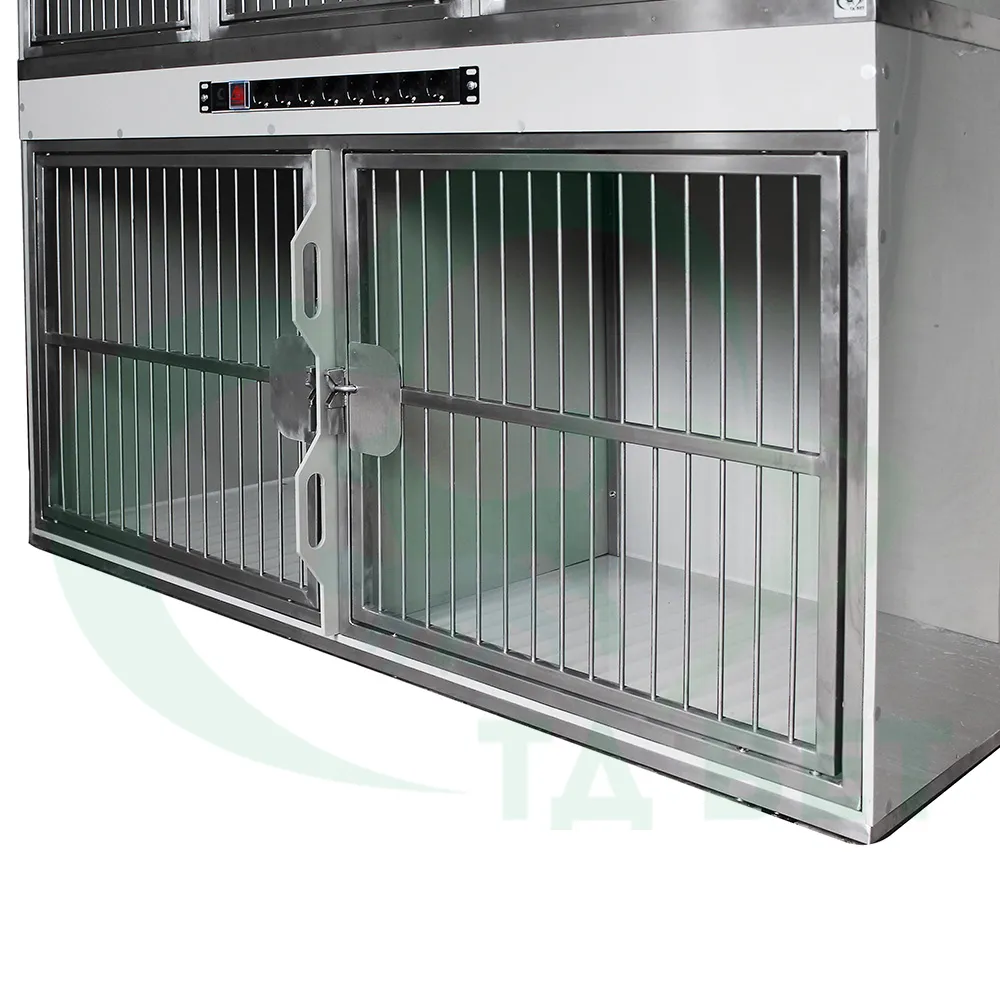 ТД ВЕТ Модуль из 5 клеток из полипропилена, разборный 1400х650х1340(со штангой)х1500(с колесами)h