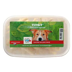 Лакомство TiTBiT Лапки куриные для собак - банка пласт. 3.3 л 400 г Лакомство TiTBiT Лапки куриные для собак - банка пласт. 3.3 л 400 г