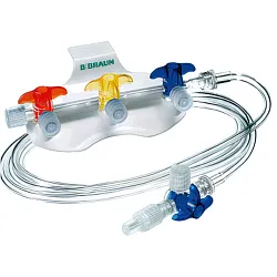 B.Braun Блок из 3 кранов Дискофикс С разноцветный, линия 180 см B.Braun Блок из 3 кранов Дискофикс С разноцветный, линия 180 см