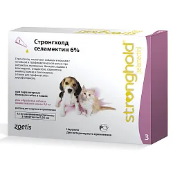 Zoetis Стронгхолд 15 мг, капли для котят и щенков (3 пипетки х 0,25 мл) Zoetis Стронгхолд 15 мг, капли для котят и щенков (3 пипетки х 0,25 мл)
