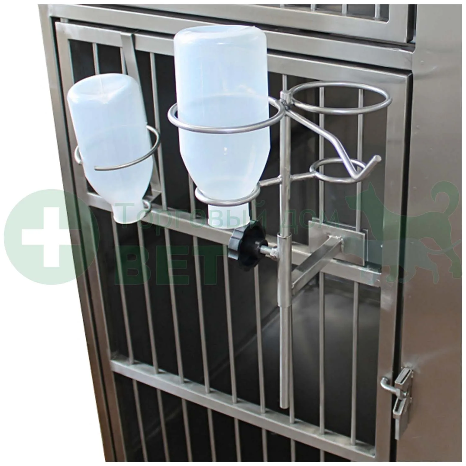 ТД ВЕТ Модуль клеток из нерж. стали, 3х ярусный  из 6 клеток 2/2/2, 1400х700х1800(1950)h