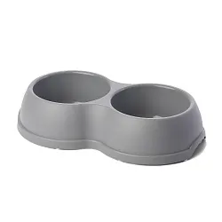 Миска двойная My Pets Solutions ENJOY 7 2x0,25 л серый Миска двойная My Pets Solutions ENJOY 7 2x0,25 л серый