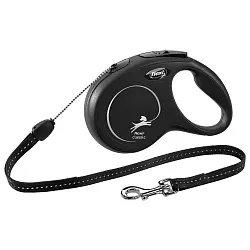 flexi рулетка New Classic S (до 12 кг) 8 м трос черная flexi рулетка New Classic S (до 12 кг) 8 м трос черная