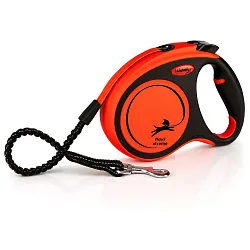flexi рулетка Xtreme M (до 35 кг) 5 м лента оранжевая