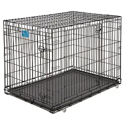 Клетка MidWest Life Stages для собак 109х73х77h см, 2 двери, черная