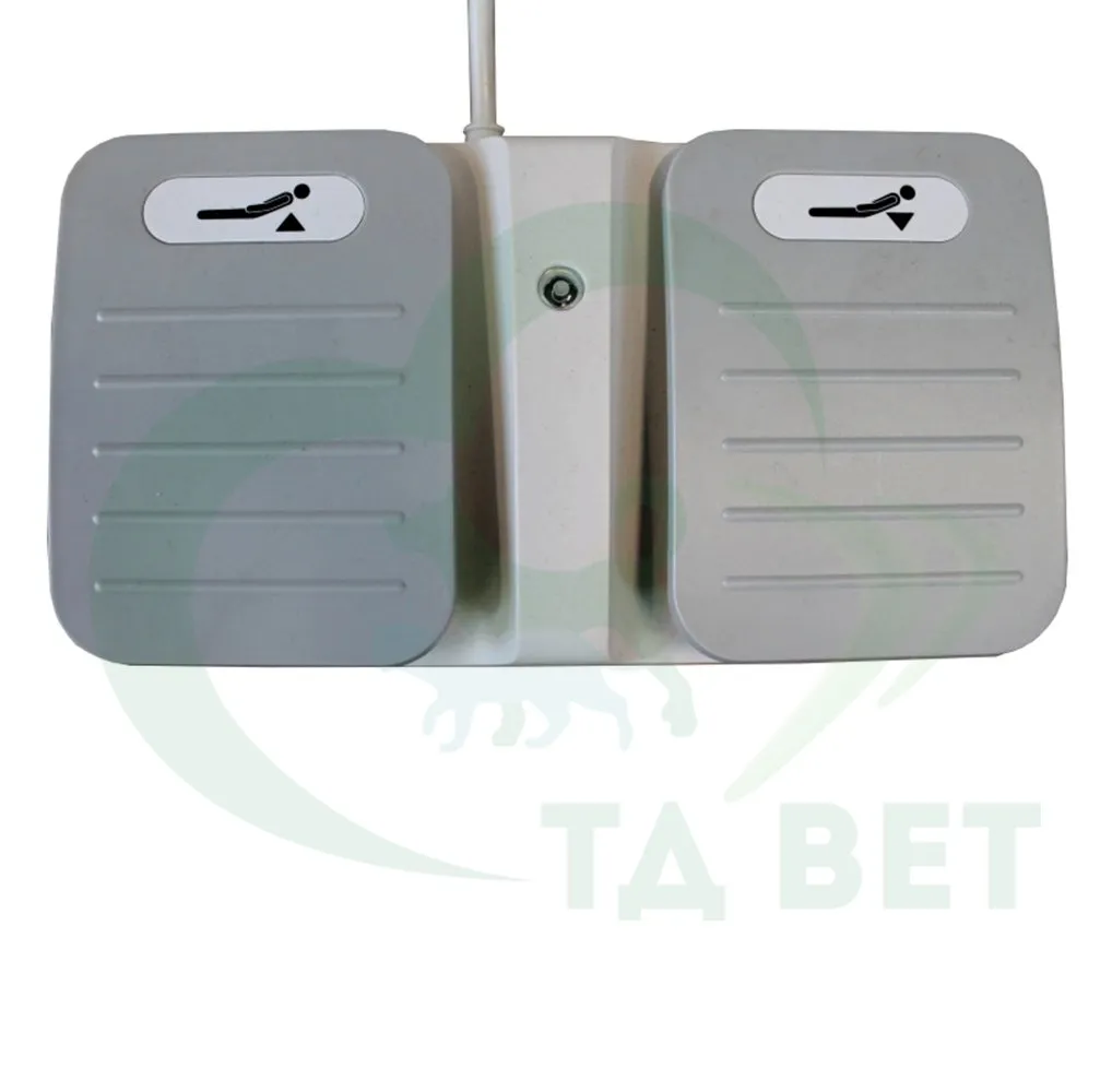 ТД ВЕТ Стол для УЗИ с откидными дверцами VETBOT-75 стол-ца пластик, эл/прив., 1320x720x(330- 1090)h мм (коврик-накладка ) (каркас сер., пульт ножной)