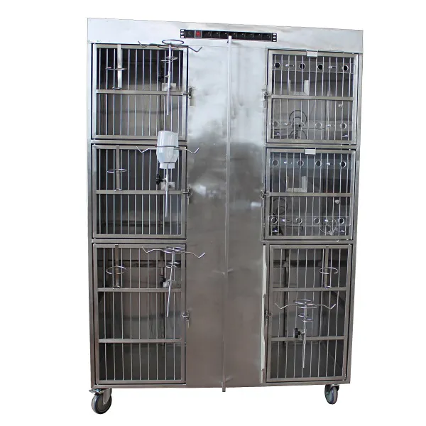 ТД ВЕТ Модуль клеток из нерж. стали, 3х ярусный  из 6 клеток 2/2/2, 1400х700х1800(1950)h