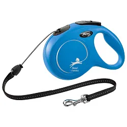 flexi рулетка New Classic M (до 20 кг) 8 м трос синяя flexi рулетка New Classic M (до 20 кг) 8 м трос синяя