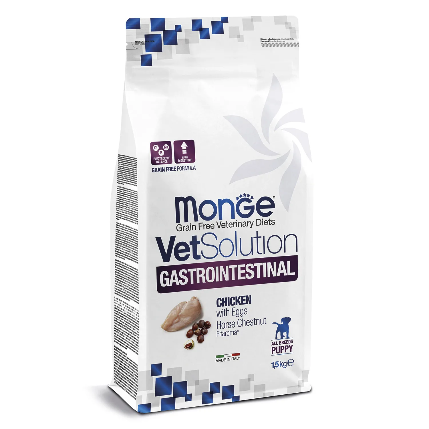 Диетический корм Monge VetSolution Dog Gastrointestinal Гастроинтестинал для щенков 1,5 кг