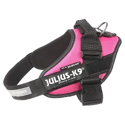 JULIUS-K9 шлейка для собак IDC®-Powerharness 2 (71-96см/ 28-40кг), темно-розовый СКИДКА 40%