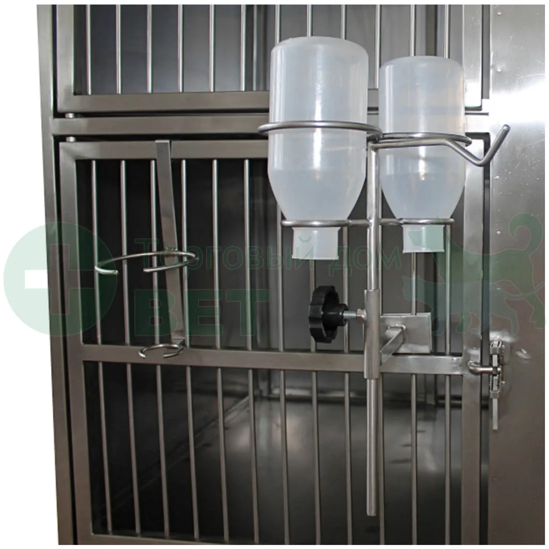 ТД ВЕТ Модуль клеток из нерж. стали, 3х ярусный  из 6 клеток 2/2/2, 1400х700х1800(1950)h