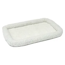 Лежанка MidWest Pet Bed для собак и кошек флисовая 77х52 см, белая