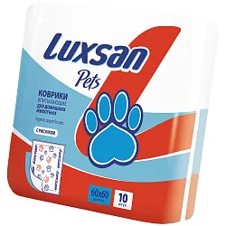 Коврики (пеленки) LUXSAN Premium для животных 60х60, 10 шт Коврики (пеленки) LUXSAN Premium для животных 60х60, 10 шт