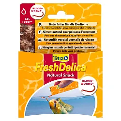 TetraFreshDelica Bloodworms корм мотыль в желе 48 г TetraFreshDelica Bloodworms корм мотыль в желе 48 г