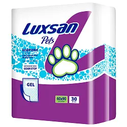 Коврики (пеленки) LUXSAN Premium GEL для животных 60х90, 30 шт Коврики (пеленки) LUXSAN Premium GEL для животных 60х90, 30 шт