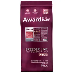 Сухой корм AWARD PFB SPECIAL CARE Toy Breed Support для взрослых собак мелких и миниатюрных пород со свежим мясом ягненка 15кг