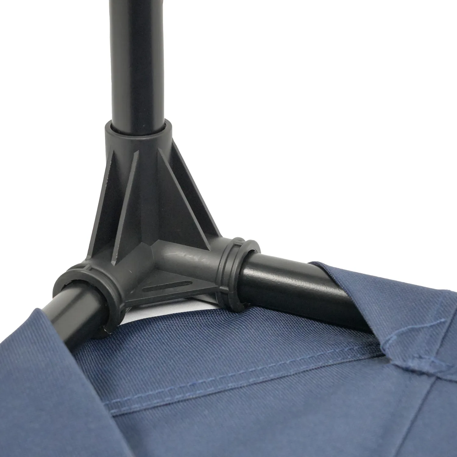 Лежанка-шезлонг каркасная для собак Mr.Kranch Elevated L большая 108х76х19 см синяя