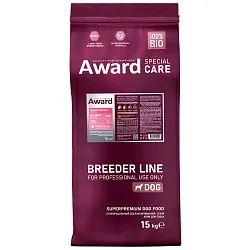 Сухой корм AWARD PFB SPECIAL CARE Weight Control для взрослых собак всех пород для контроля веса со свежим мясом индейки 15кг