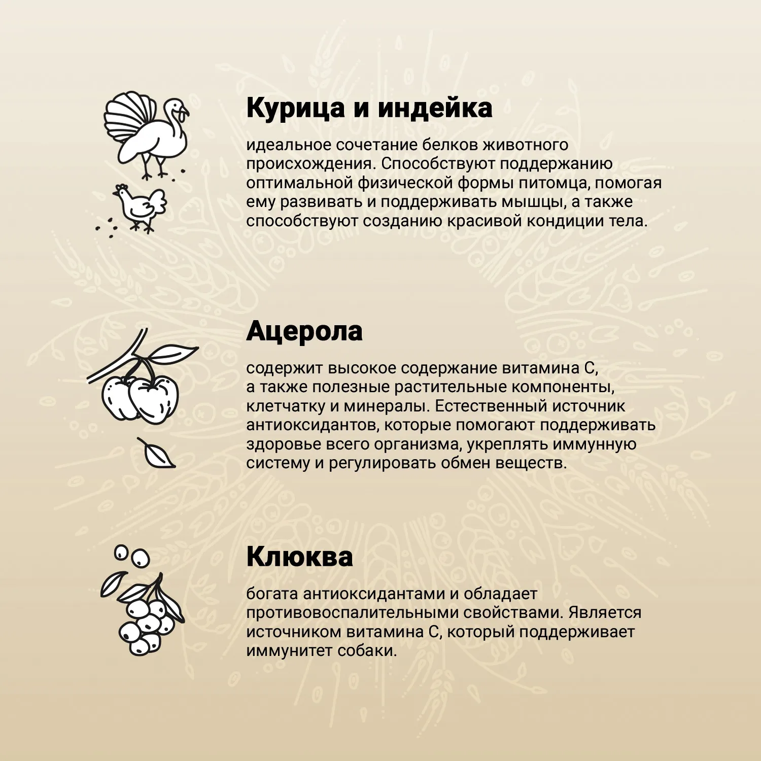 Сухой корм CRAFTIA NATURA для щенков средних и крупных пород из курицы и индейки 7 кг