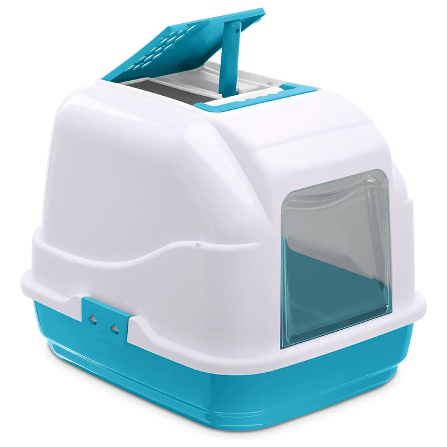 IMAC био-туалет для кошек EASY CAT 50х40х40h см, нежно-голубой СКИДКА 40%