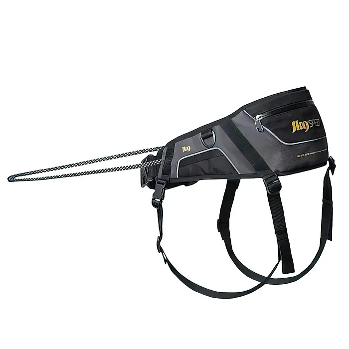 JULIUS-K9 поясная сумка с поводком серая с черным СКИДКА 50%