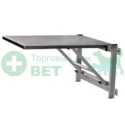 ТД ВЕТ Стол ветеринарный откидной Vetbot-11 с креплением на стену, столешница нерж.сталь, 700х500, (каркас серый) ТД ВЕТ Стол ветеринарный откидной Vetbot-11 с креплением на стену, столешница нерж.сталь, 700х500, (каркас серый)