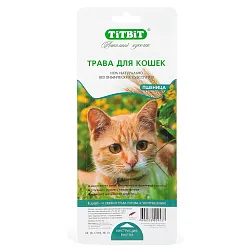 Трава TiTBiT для кошек пшеница 50 г Трава TiTBiT для кошек пшеница 50 г