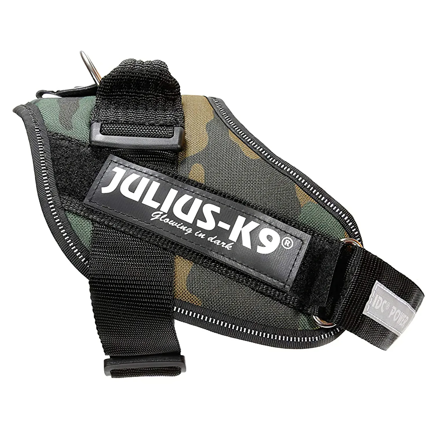 JULIUS-K9 шлейка для собак IDC®-Powerharness 0 (58-76см/ 14-25кг), камуфляж СКИДКА 50%