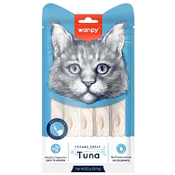 Wanpy Cat Лакомство для кошек "нежное пюре" из тунца 25 шт х14 г