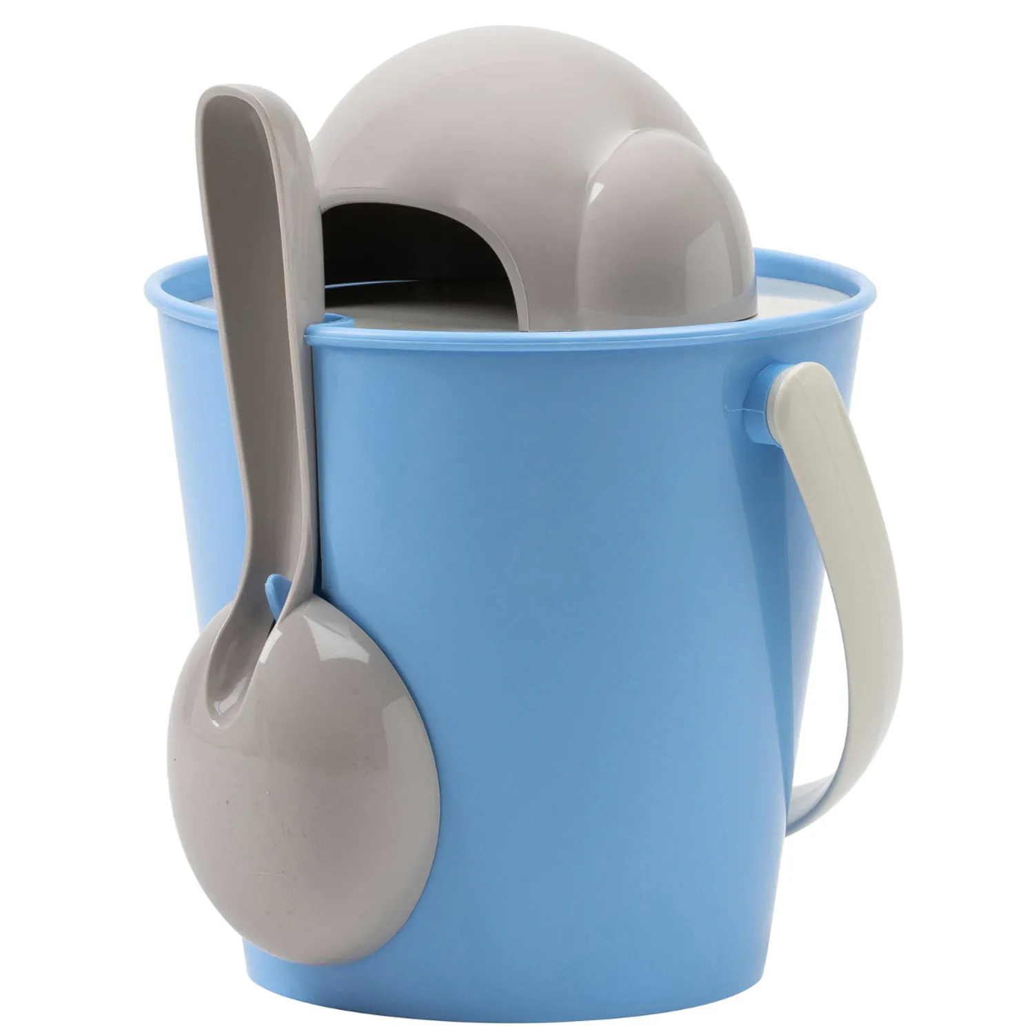 United Pets ведро для сухого корма "Dog-Crock" 7,5 л, серо-голубой, для собак СКИДКА 50%