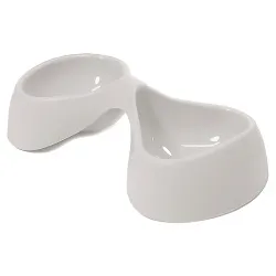 United Pets миска двойная Bicio, 2х230 мл, серая СКИДКА 40% United Pets миска двойная Bicio, 2х230 мл, серая СКИДКА 40%
