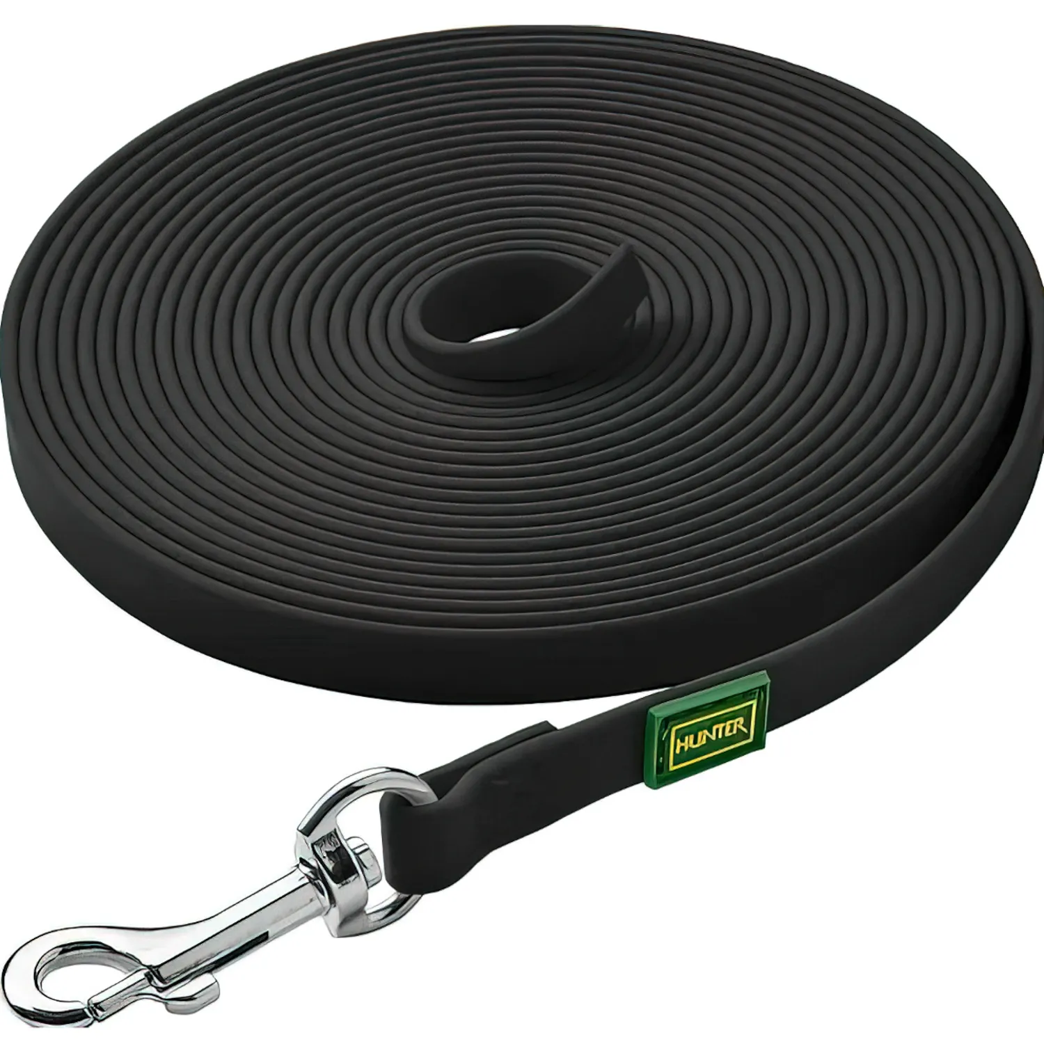 Hunter поводок для собак Convenience, 20/1200, биотан, черный СКИДКА 40%