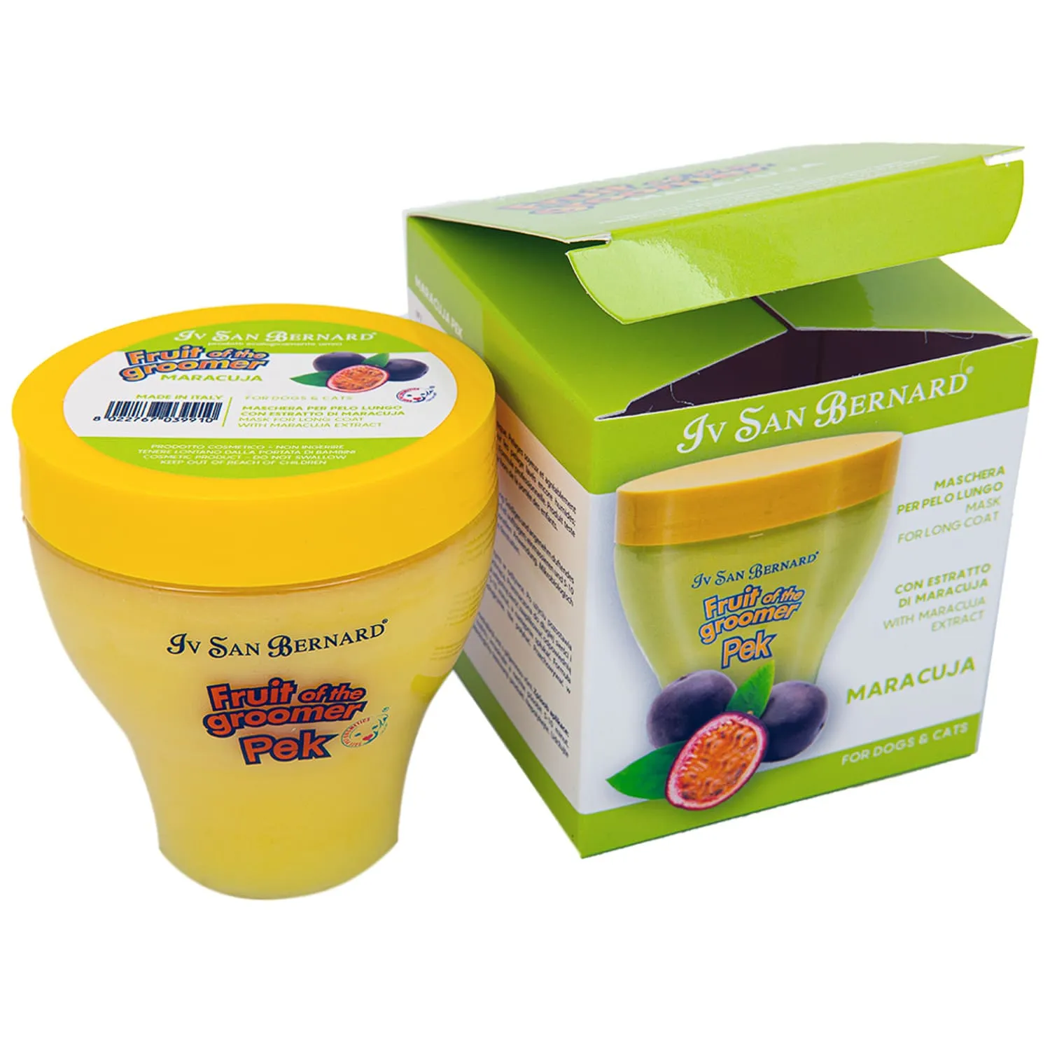 ISB Fruit of the Groomer Maracuja Восстанавливающая маска для длинной шерсти с протеинами 250 мл СКИДКА 40%