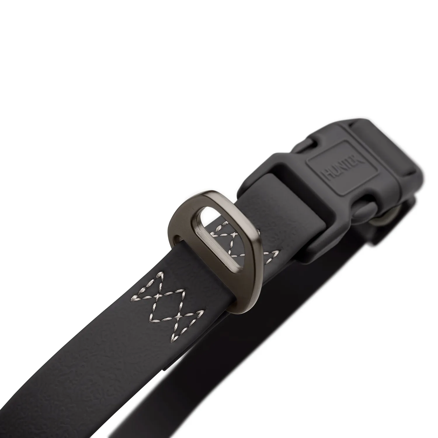 Hunter ошейник для собак Havanna L (40-55 см), биотановый, черный