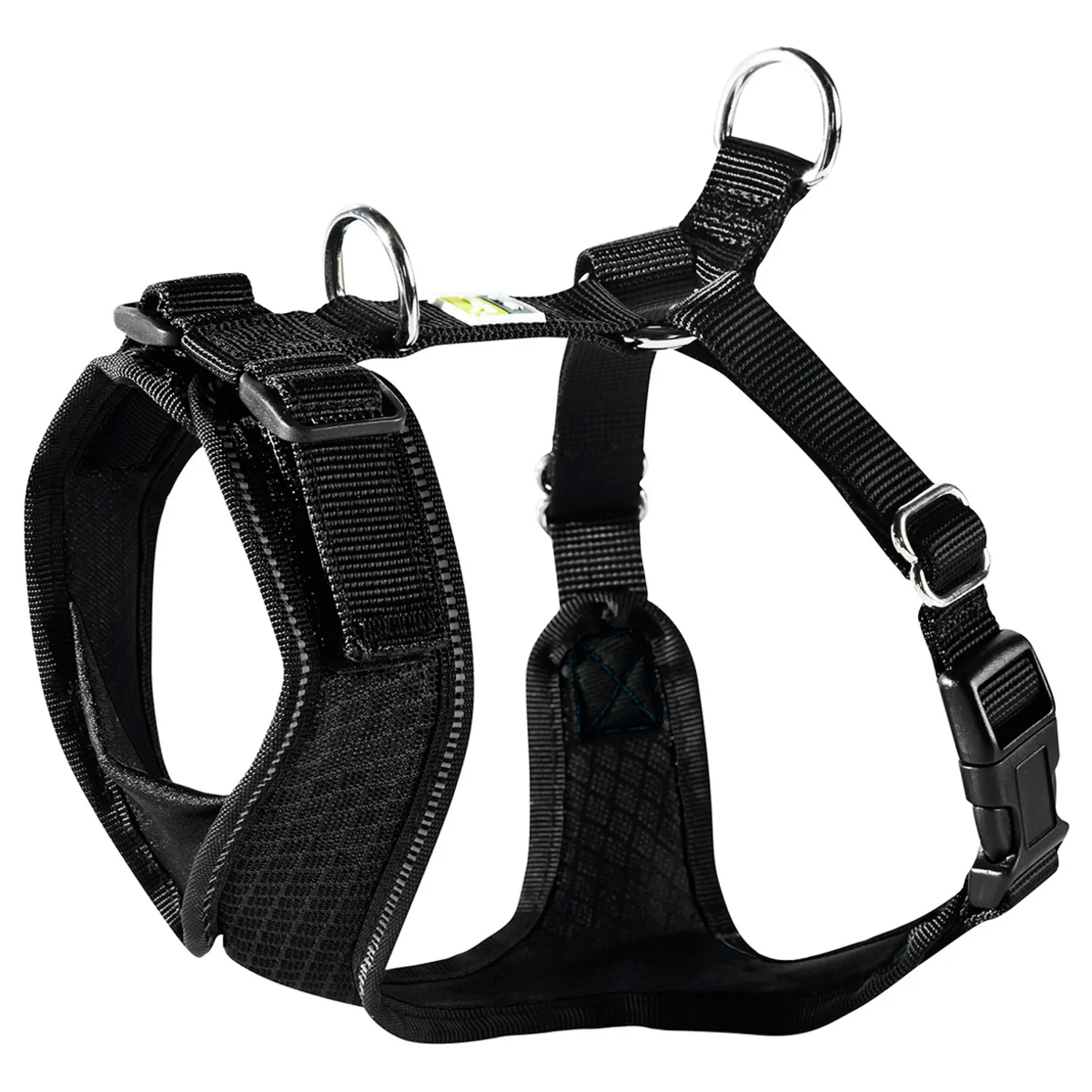 Hunter шлейка для собак Manoa XS (35-41 см) нейлон / сетчатый текстиль черная СКИДКА 35%