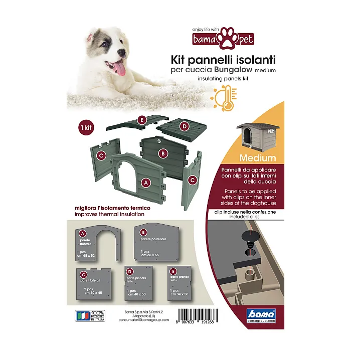 BAMA PET утеплитель для будки BUNGALOW M СКИДКА 50%