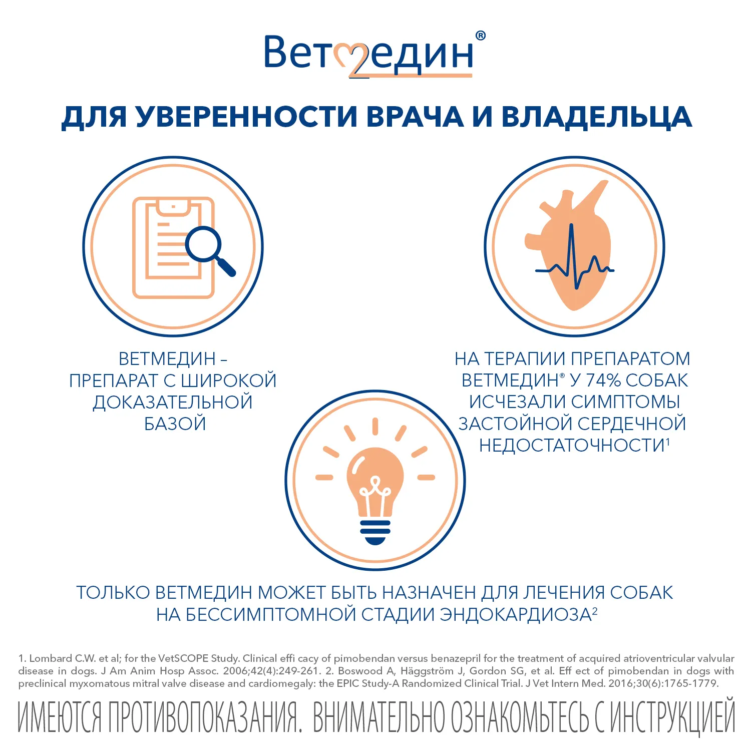 BI Ветмедин® S 1.25 мг – жевательные таблетки для лечения сердечной недостаточности у собак, 50 таб.
