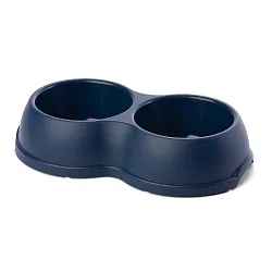 Миска двойная My Pets Solutions ENJOY 7 2x0,25 л темно-синий Миска двойная My Pets Solutions ENJOY 7 2x0,25 л темно-синий