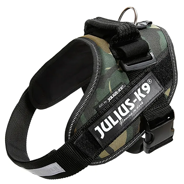 JULIUS-K9 шлейка для собак IDC®-Powerharness 0 (58-76см/ 14-25кг), камуфляж СКИДКА 50%