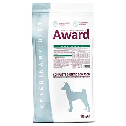 Диетический корм AWARD VETERINARY DIET DIABETIC AND OBESITY для взрослых собак при сахарном диабете и избыточном весе 10 кг