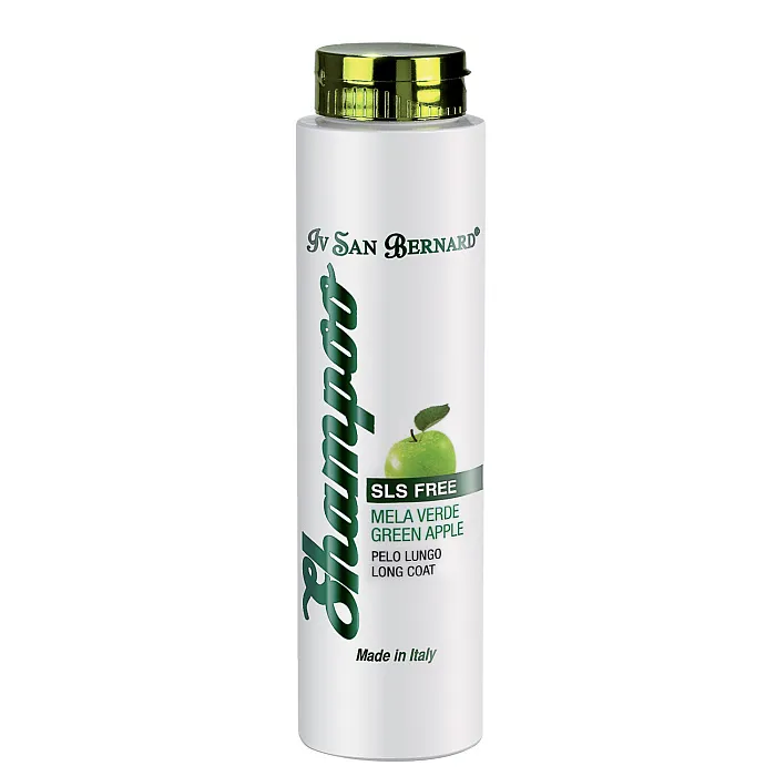 ISB Traditional Line PLUS Green Apple Шампунь для длинной шерсти без лаурилсульфата натрия 300 мл СКИДКА 40%