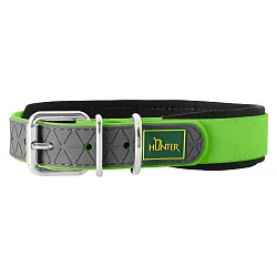 Hunter oшейник для собак Convenience Comfort 40 / S (27-35 см) / 2 см биотановый мягкая горловина яблочный зеленый