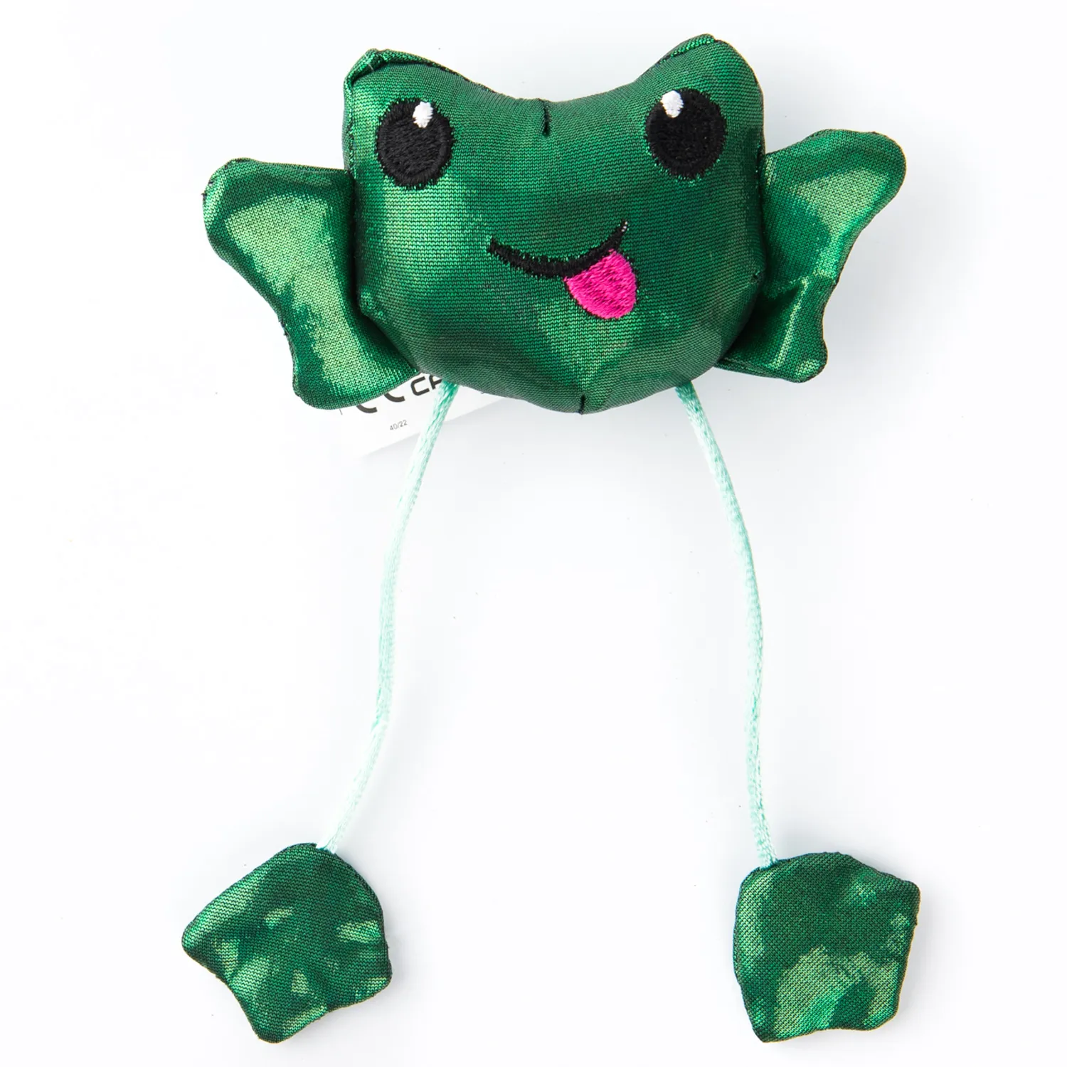 Игрушка Petstages для кошек "Танцующий лягушонок со звуком" с кошачьей мятой 14 см