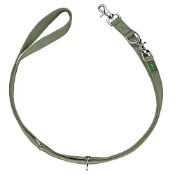 Hunter поводок-перестежка для собак Inari 25 / 200 нейлон оливковый Hunter поводок-перестежка для собак Inari 25 / 200 нейлон оливковый