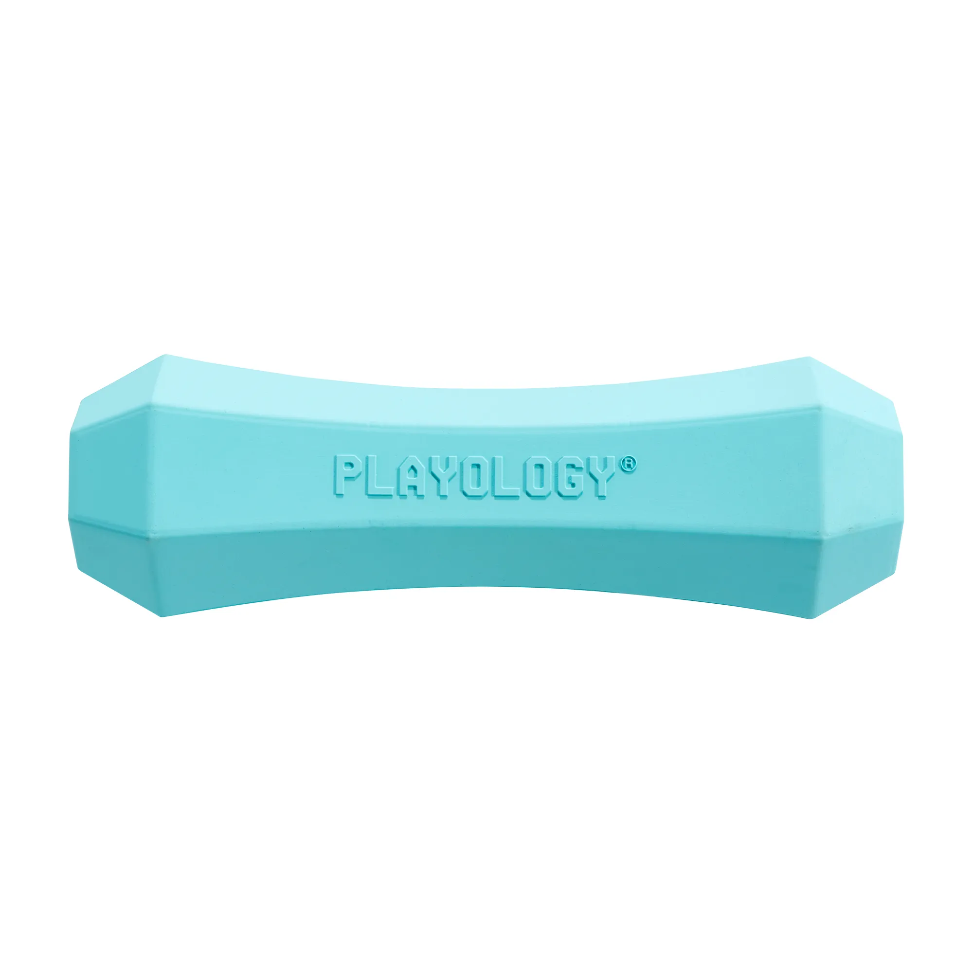 Playology  жевательная палочка SQUEAKY CHEW STICK для собак средних и крупных пород с ароматом арахиса, большая, цвет голубой СКИДКА 50%