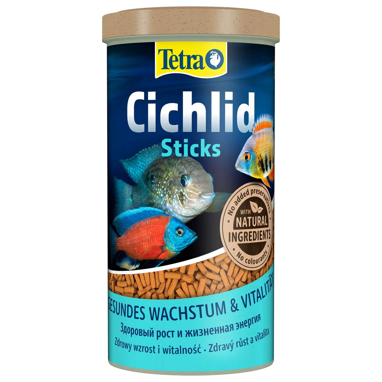 TetraCichlid Sticks корм для всех видов цихлид в палочках 1 л