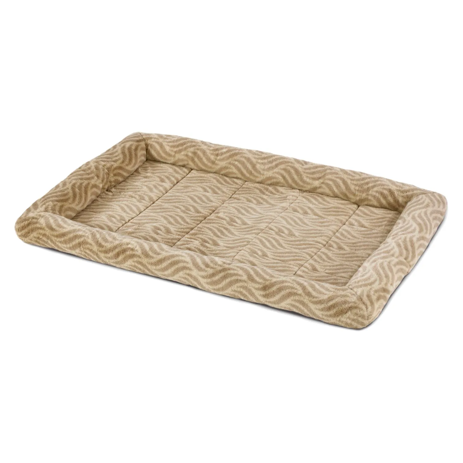 Лежанка MidWest Deluxe Wave Bed для собак и кошек меховая 102х67,5х9 см, цвет песочный СКИДКА 20%