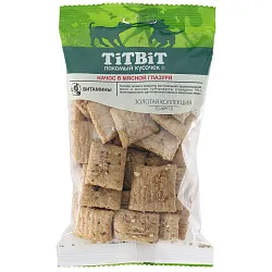 Лакомство TiTBiT Начос в мясной глазури для собак Золотая коллекция 130 г Лакомство TiTBiT Начос в мясной глазури для собак Золотая коллекция 130 г
